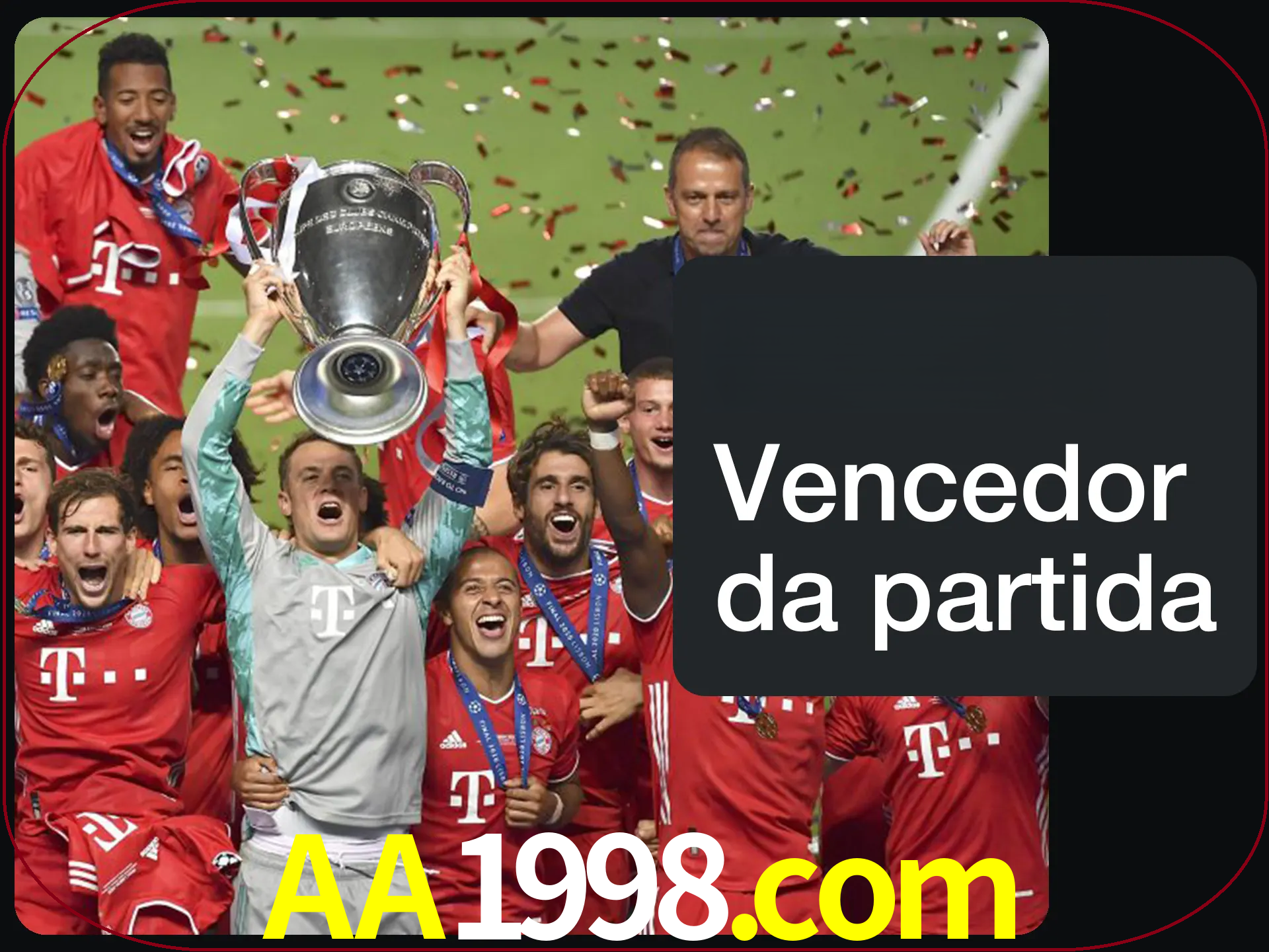 Aposte no vencedor e ganhe uma grande quantia de dinheiro.