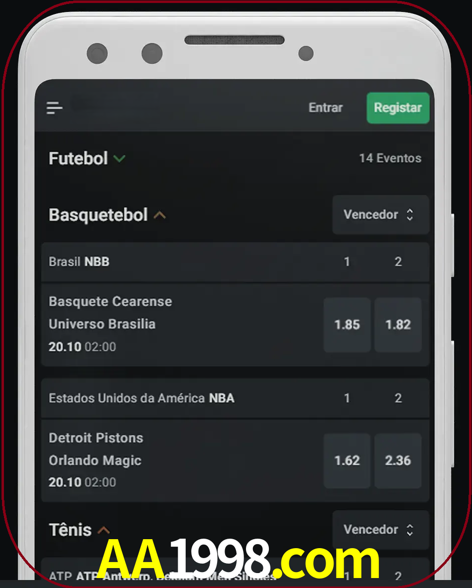 Aposte e assista aos esportes em formato ao vivo.