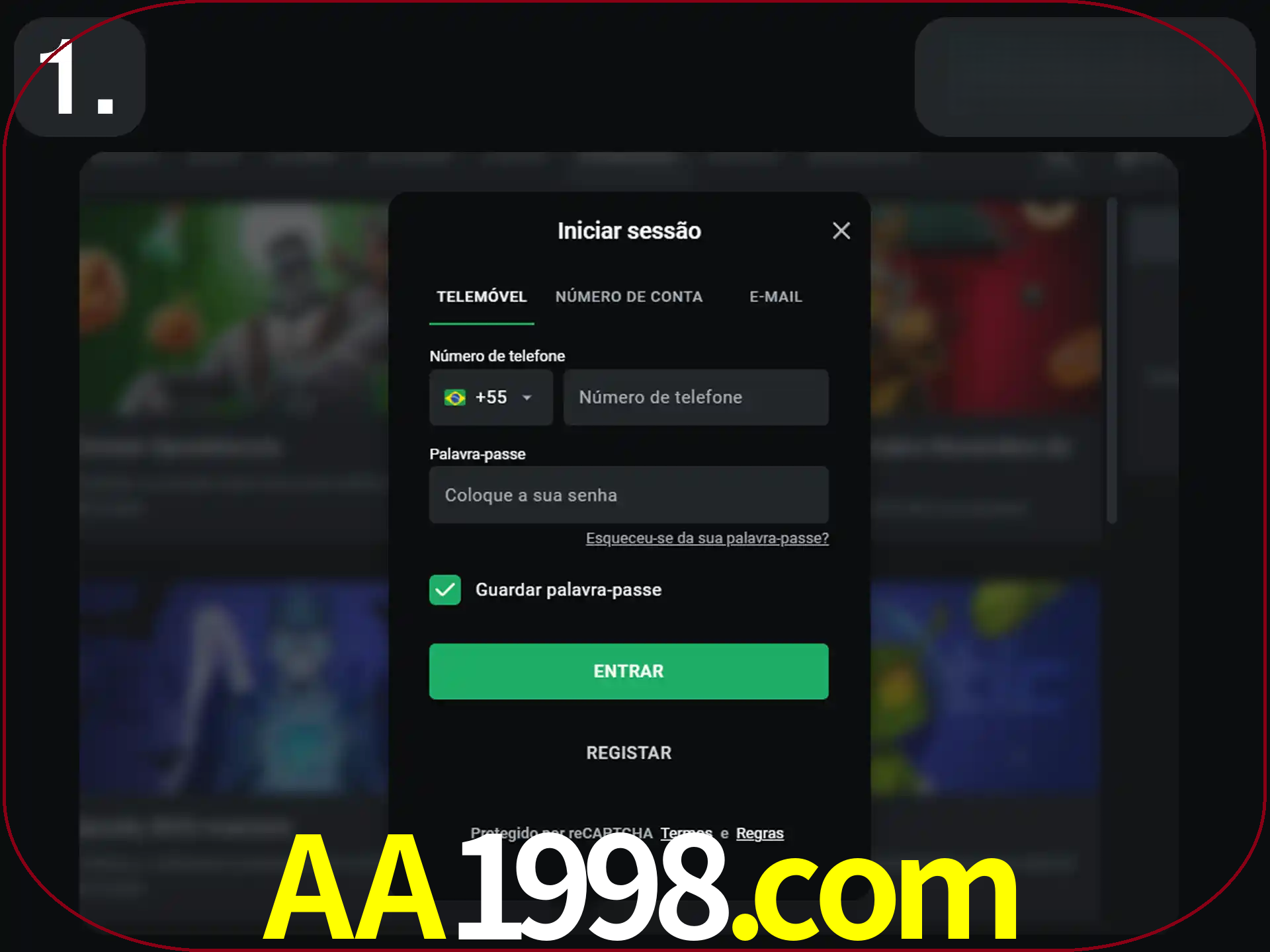 Acesse o site.