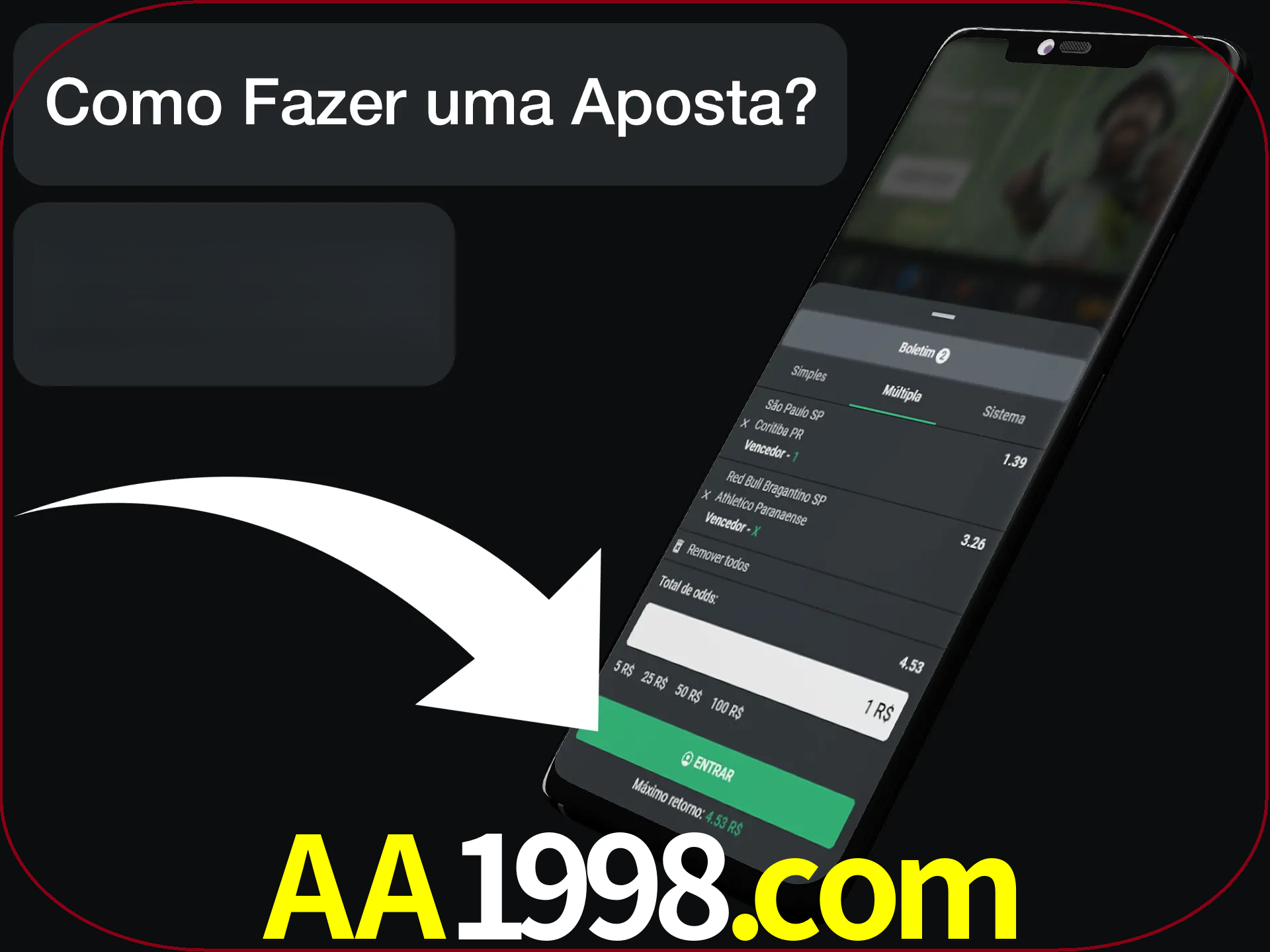 Preencha sua aposta e aguarde o resultado.