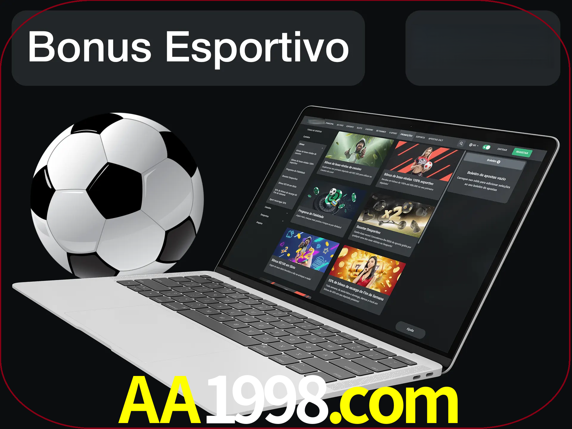 Antes de começar a apostar, use o bônus esportivo.