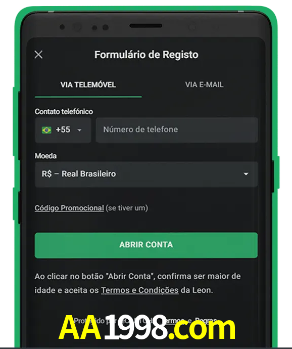 Cadastre-se em LeonBet seguindo passos simples.